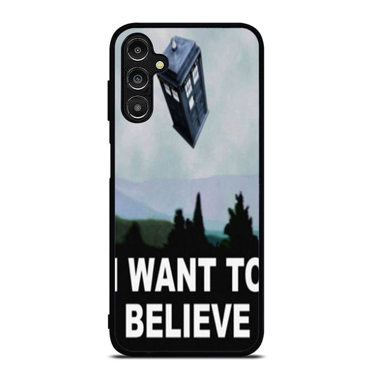 I Want to Believe Tardis Box Samsung A16 Case