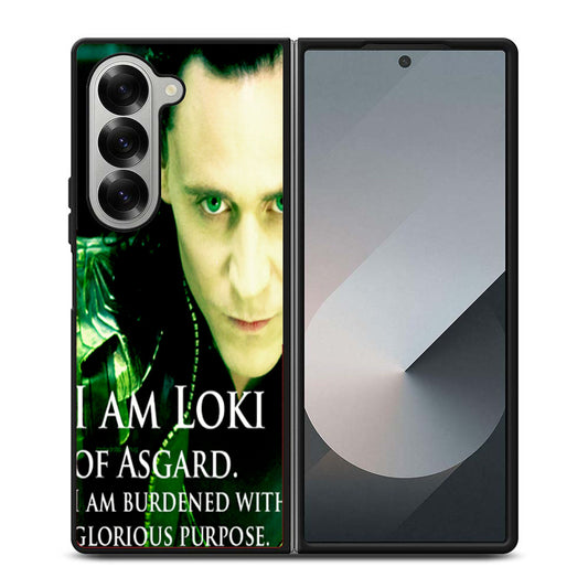 I am Loki of Asgard Thor Design Samsung Z Fold 6 Case