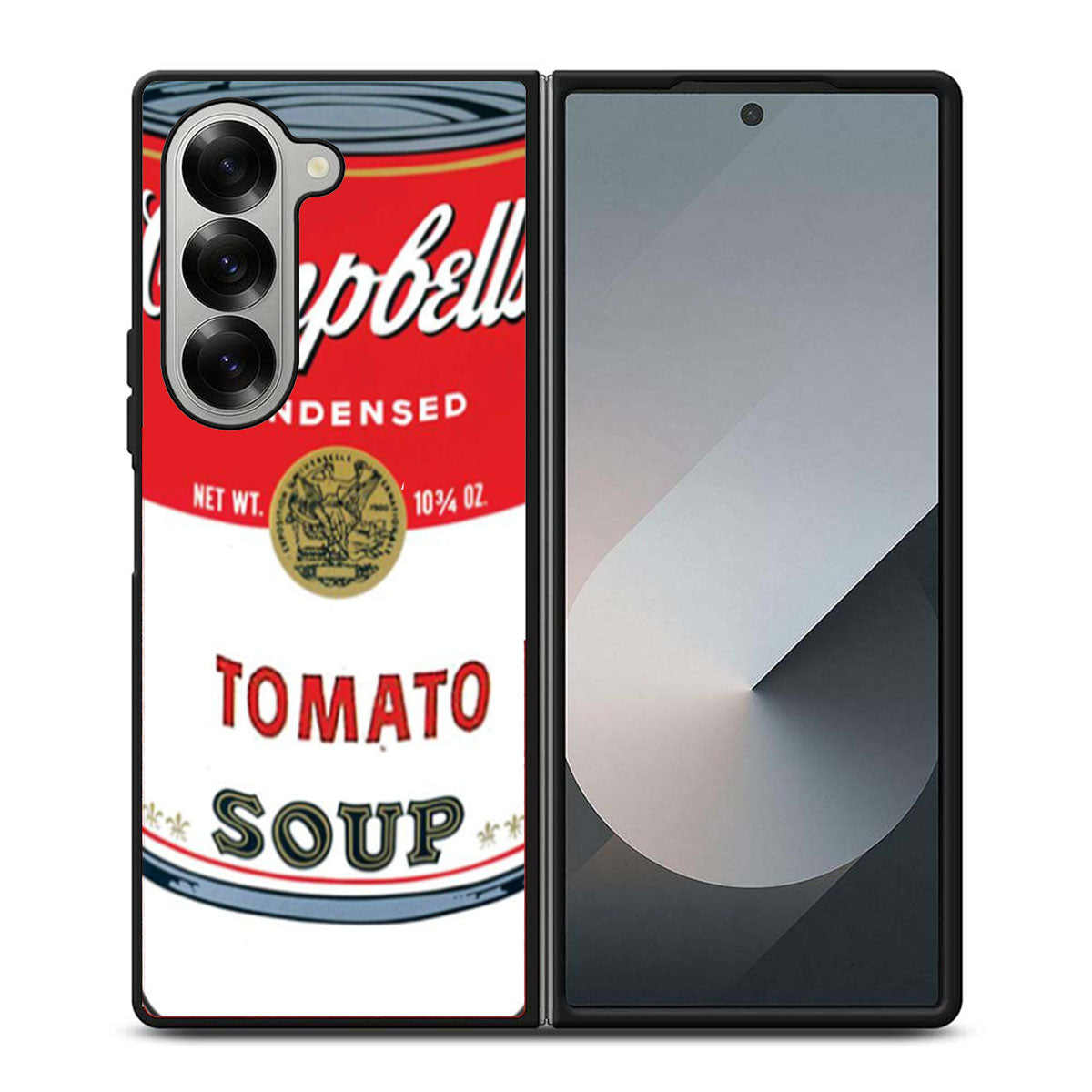 Iconic Campbells Condensed Tomato Soup Samsung Z Fold 6 Case
