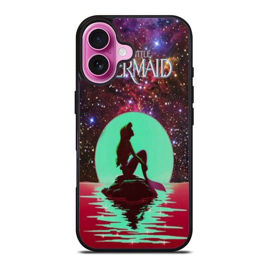 In The Moon light Nebula Space Ariel The Little Mermaid iPhone Case Cover