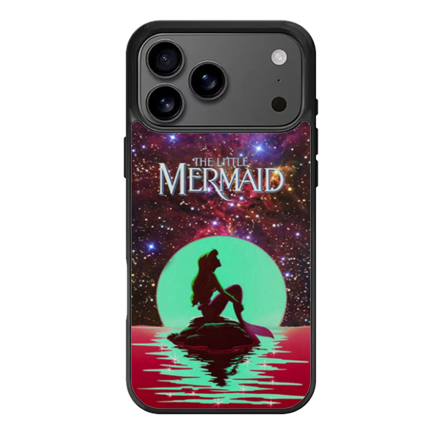 In The Moon light Nebula Space Ariel The Little Mermaid iPhone 17 Pro Max Case