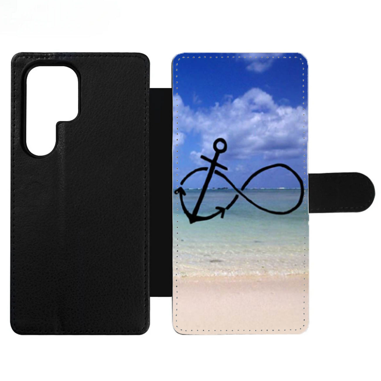 Infinity Anchor Summer Beach Wallet Samsung Case