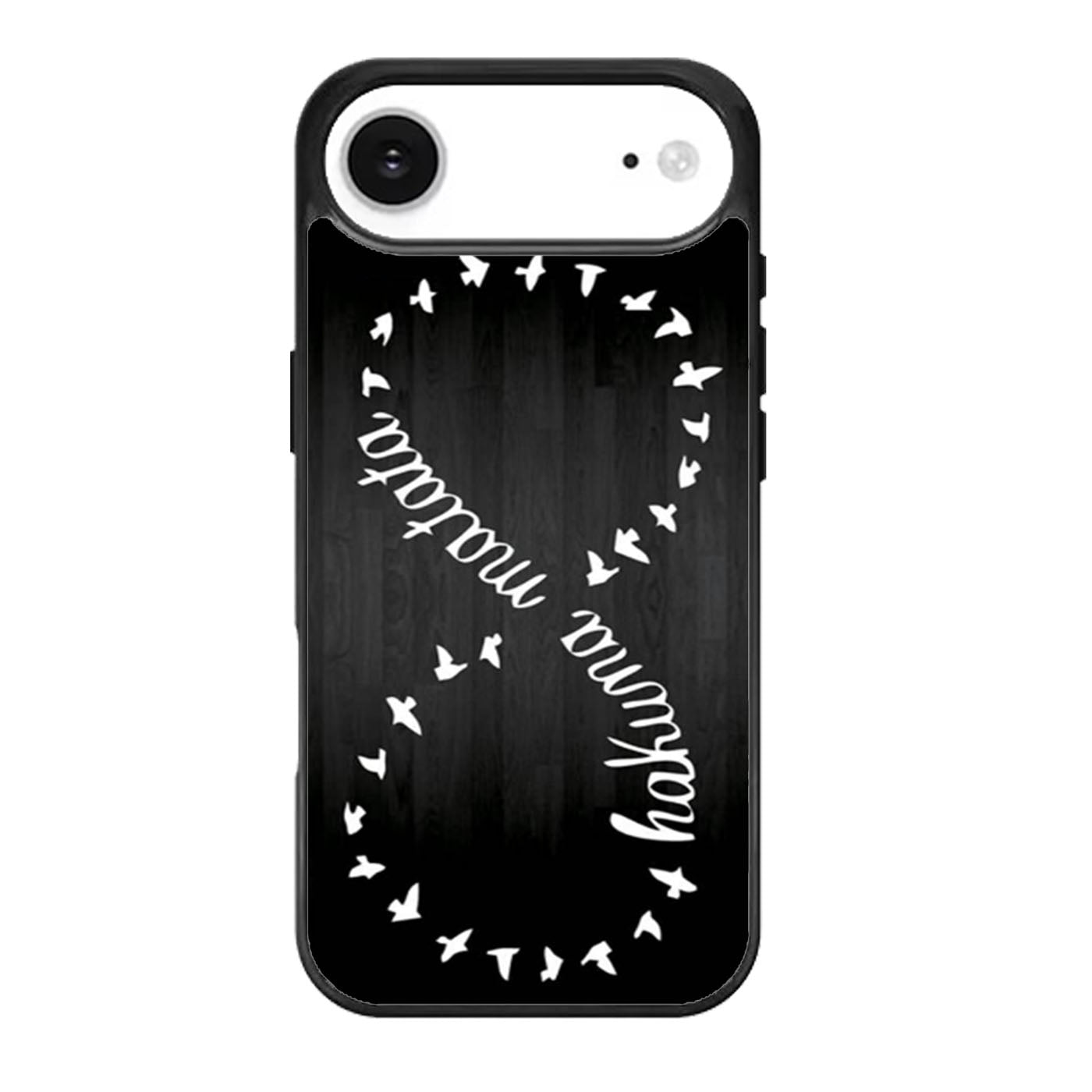 Infinity Hakuna Matata Dark Wood iPhone Air Case
