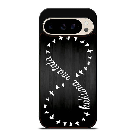 Infinity Hakuna Matata Dark Wood Google Pixel 9 Pro Case