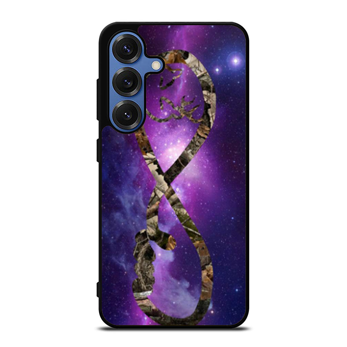 Infinity Love Browning Deer Camo Nebula Galaxy Samsung S25 Ultra Case