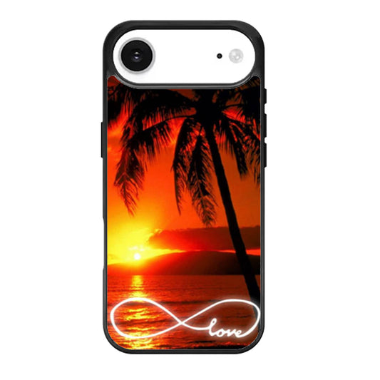 Infinity Love Sunset Beach iPhone Air Case