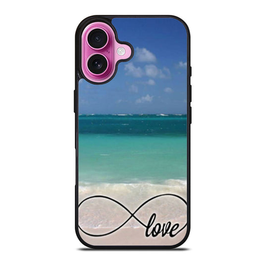 Infinity Love in Beach iPhone Case Cover