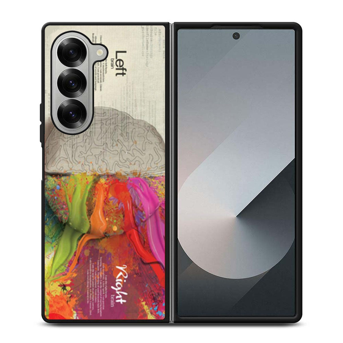 Inside Brain Left Right Properties Samsung Z Fold 6 Case