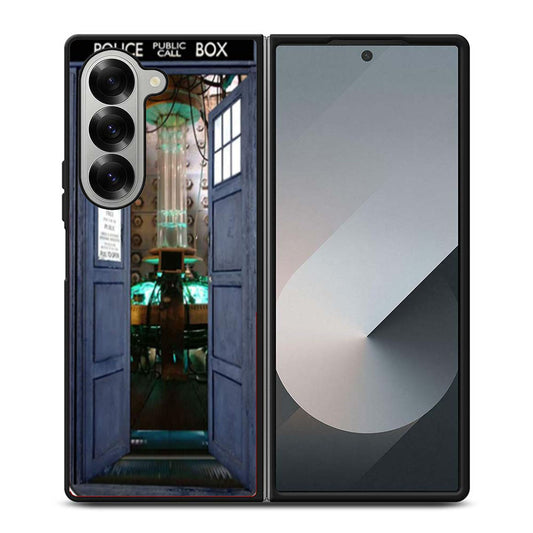 Inside Tardis Box Samsung Z Fold 6 Case