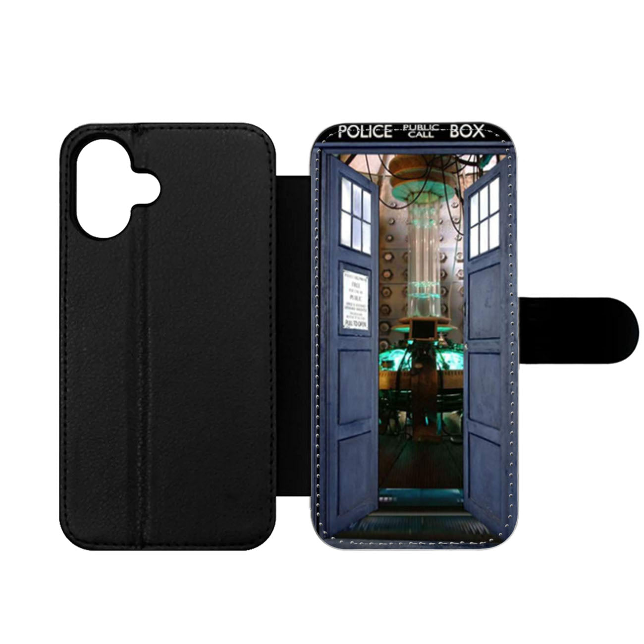 Inside Tardis Box Wallet iPhone Case