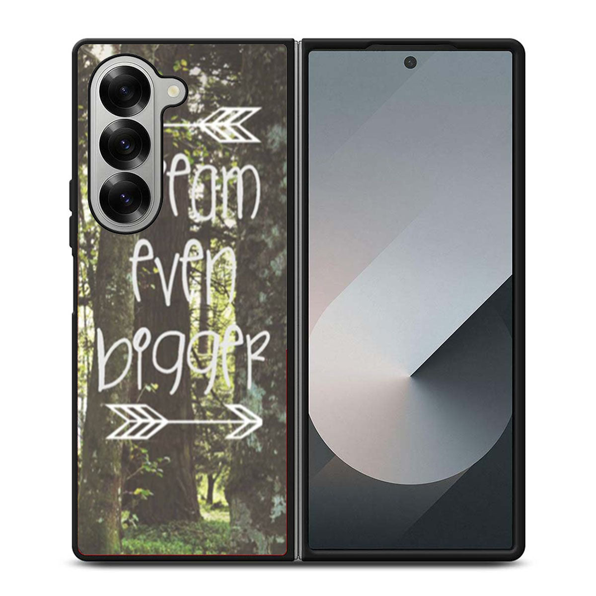 Inspirational Woodland Quote Big Dream Samsung Z Fold 6 Case