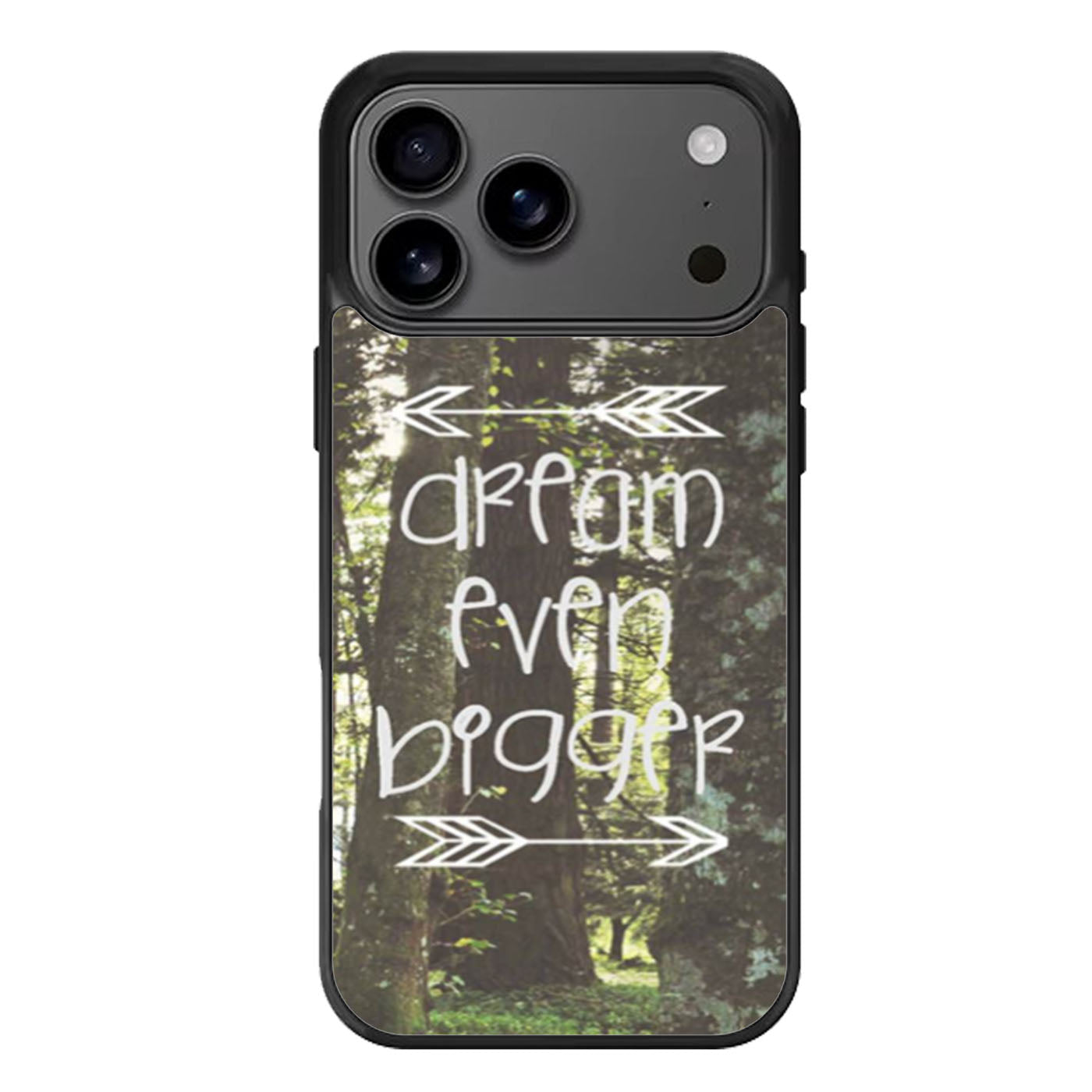 Inspirational Woodland Quote Big Dream iPhone 17 Pro Max Case