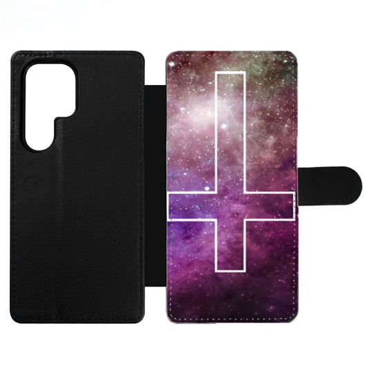 Inverted Cross Galaxy Wallet Samsung Case