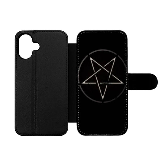 Inverted Pentagram Wallet iPhone Case