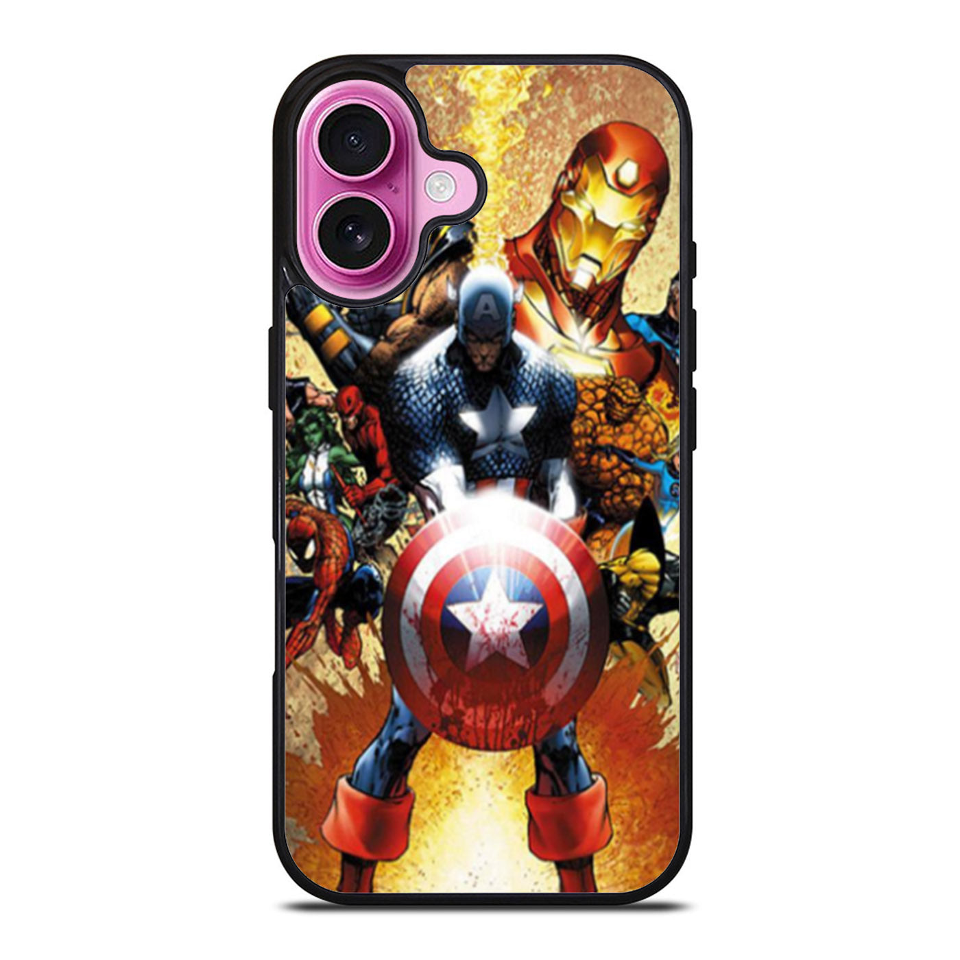 Iron Man Captain America Wolverine iPhone Case Cover