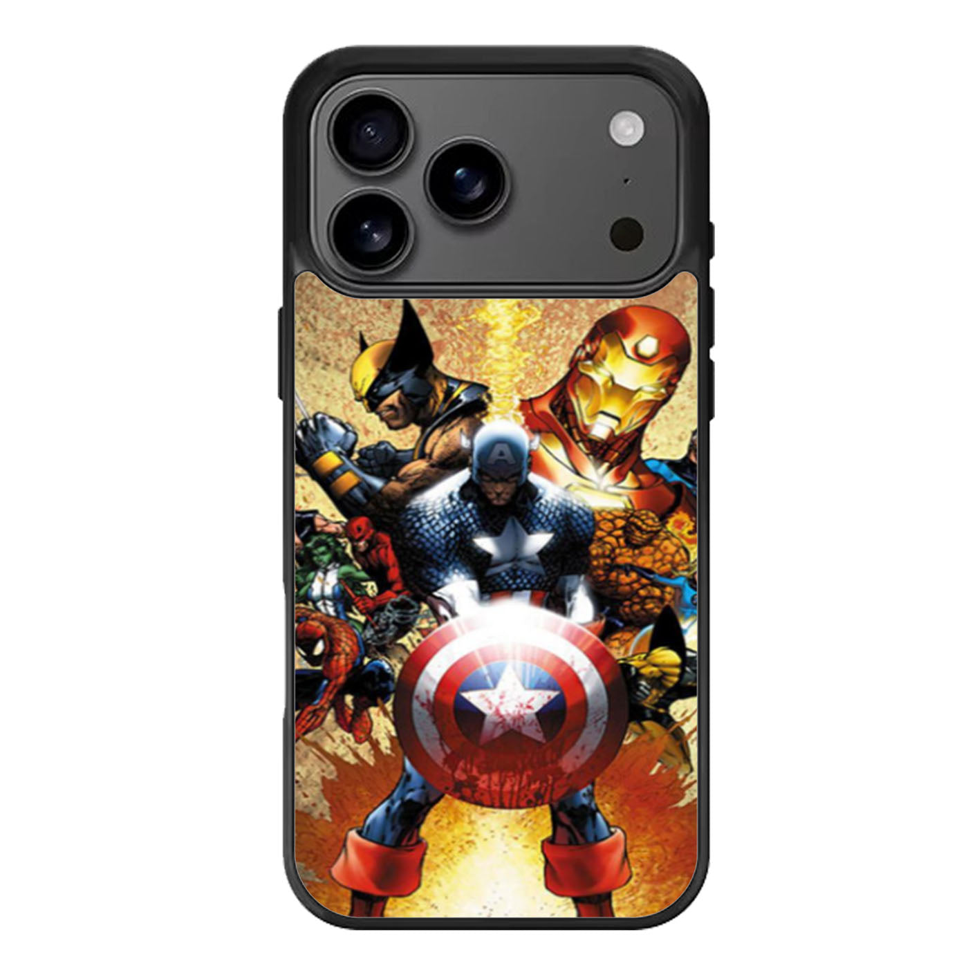 Iron Man Captain America Wolverine iPhone 17 Pro Max Case