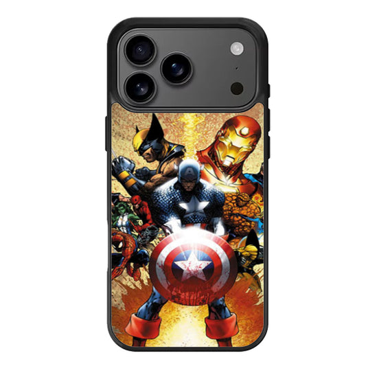 Iron Man Captain America Wolverine iPhone 17 Pro Max Case