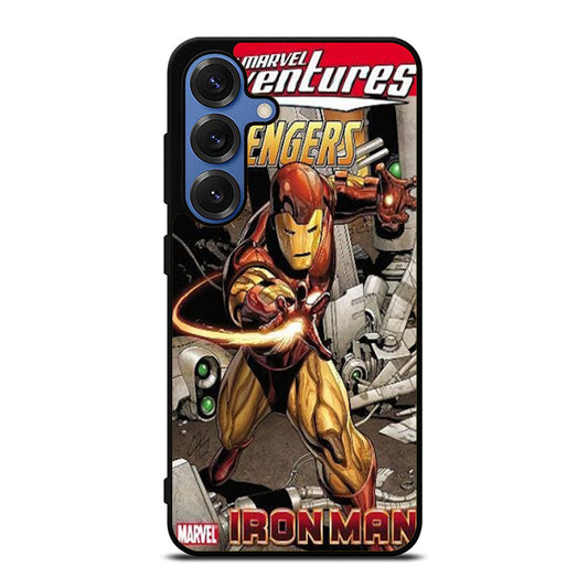 Iron Man Marvel Adventures Comic Samsung S25 Ultra Case