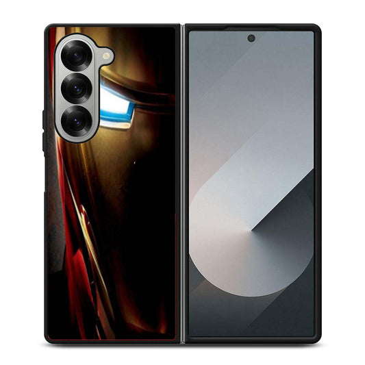 Iron Man Mask Two Samsung Z Fold 6 Case
