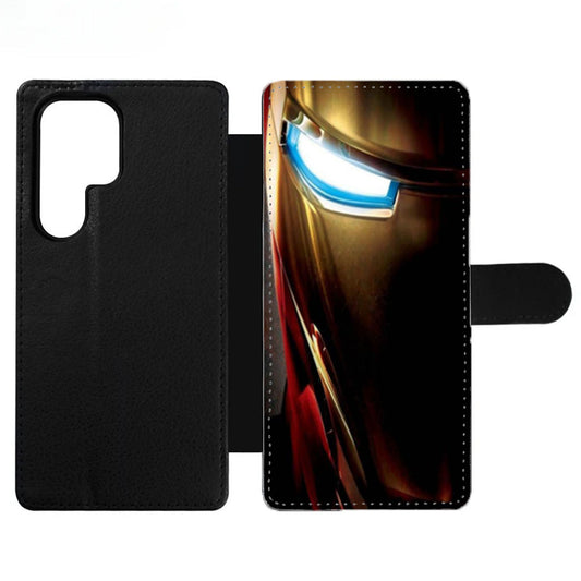 Iron Man Mask Two Wallet Samsung Case