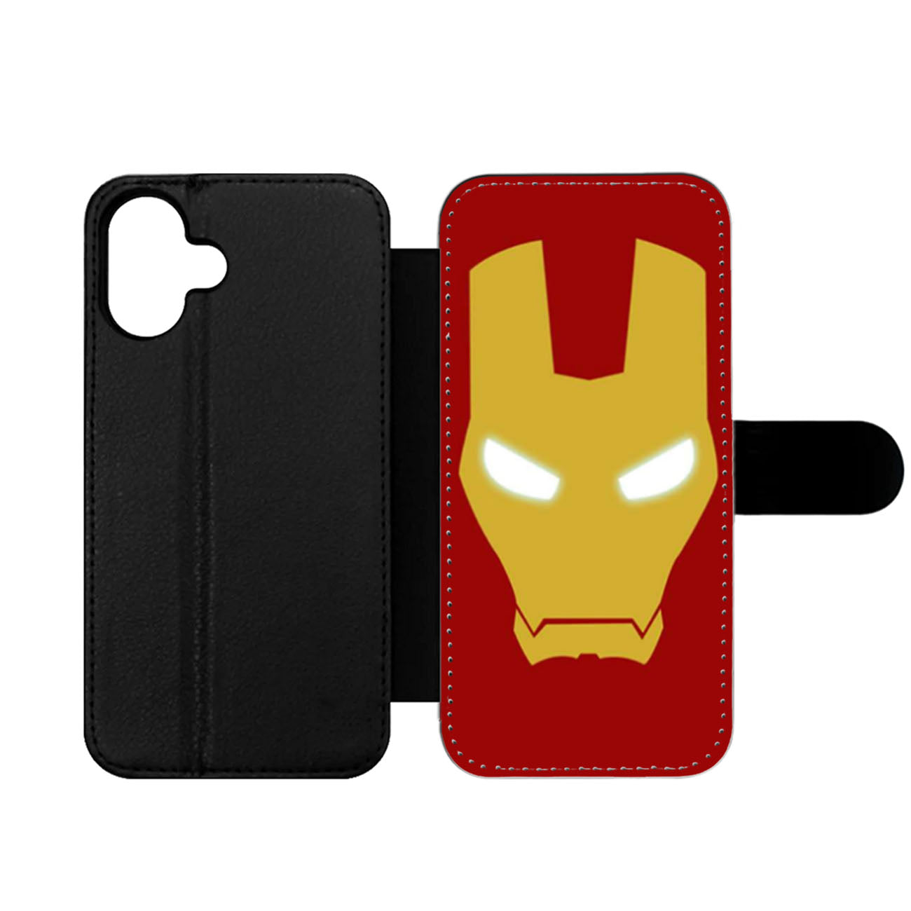 Iron Man Mask Wallet iPhone Case