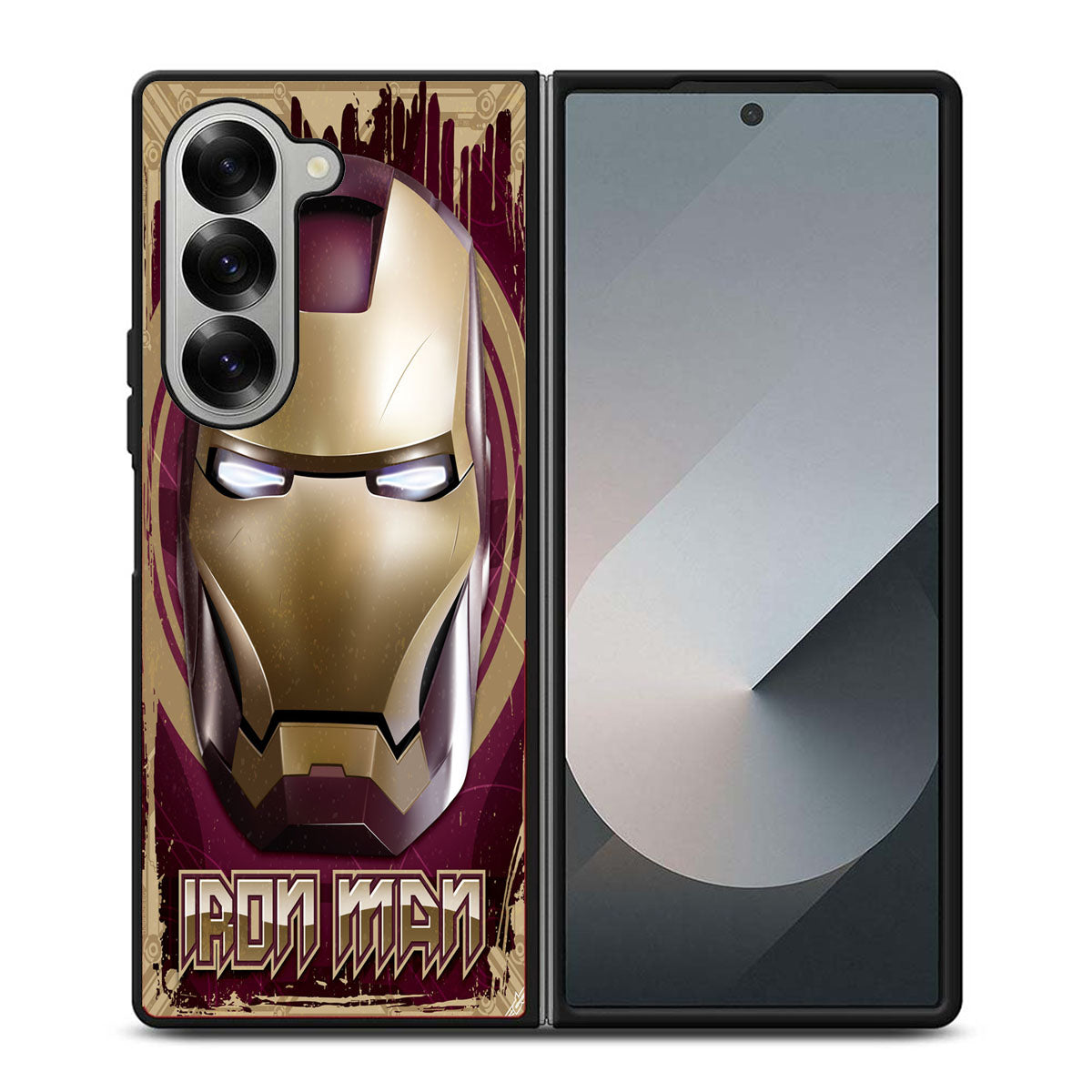 Iron Man Poster Samsung Z Fold 6 Case