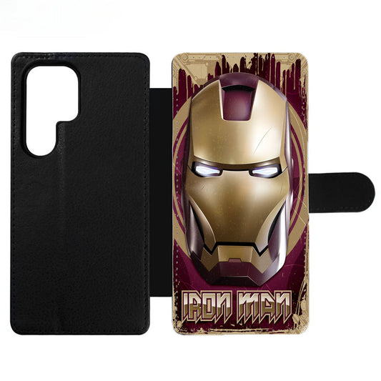 Iron Man Poster Wallet Samsung Case