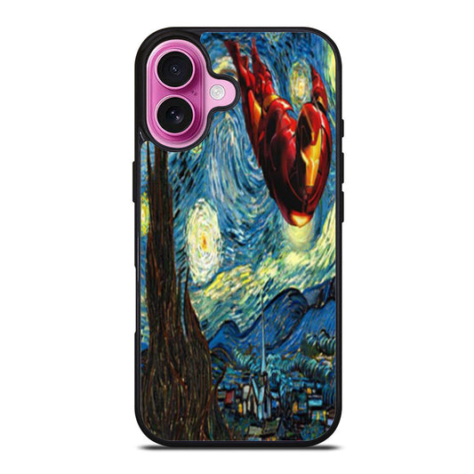Iron Man Starry Night iPhone Case Cover