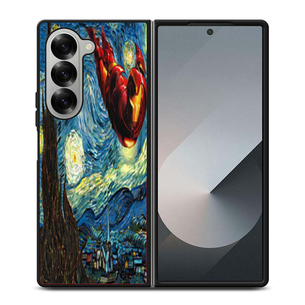 Iron Man Starry Night Samsung Z Fold 6 Case