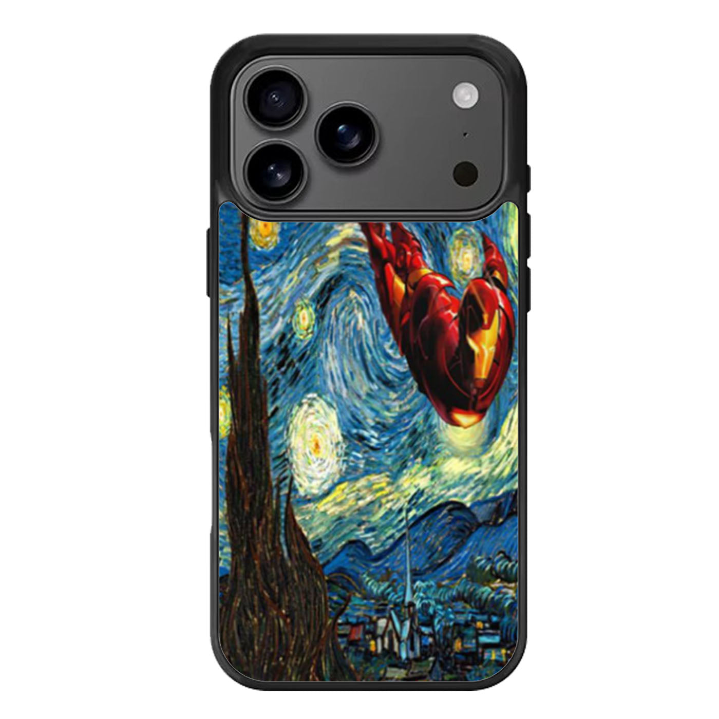 Iron Man Starry Night iPhone 17 Pro Max Case