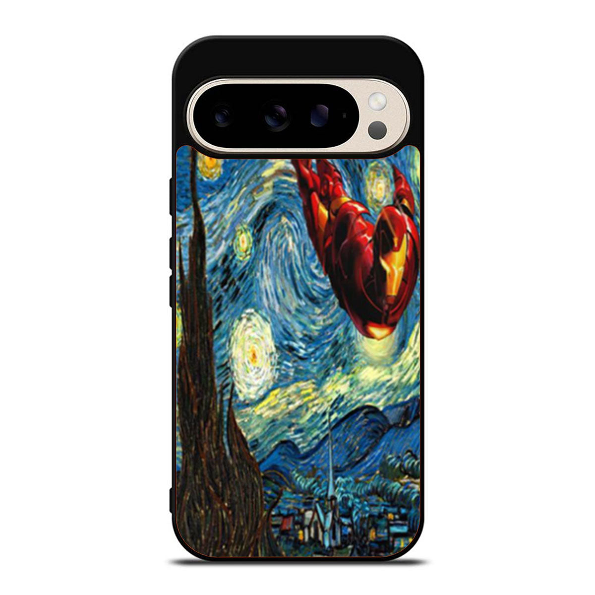 Iron Man Starry Night Google Pixel 9 Pro Case