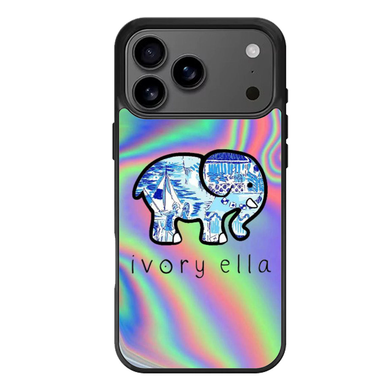 Ivory Ella Holographic iPhone 17 Pro Max Case