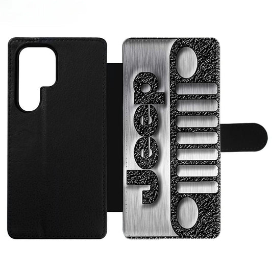 JEEP Metal Wallet Samsung Case