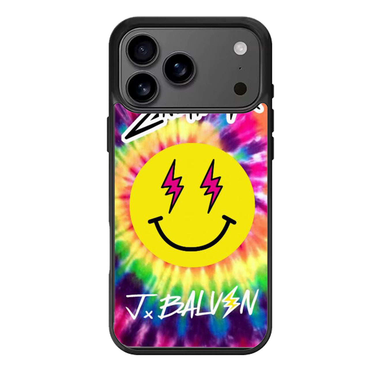 J Balvin Energia Logo Rainbow Dye iPhone 17 Pro Max Case