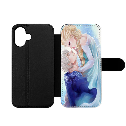Jack Frost and Elsa Disney Frozen Wallet iPhone Case