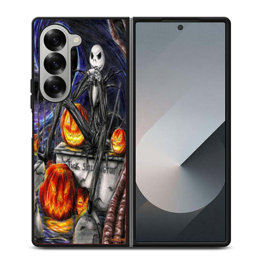 Jack Skellington Nightmare Before Chrismast Samsung Z Fold 6 Case