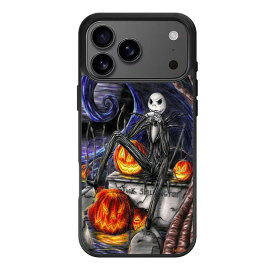 Jack Skellington Nightmare Before Chrismast iPhone 17 Pro Max Case