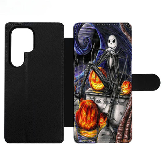 Jack Skellington Nightmare Before Chrismast Wallet Samsung Case