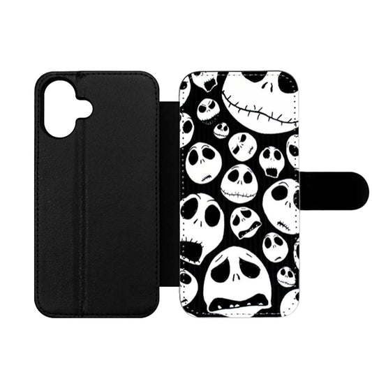 Jack Skellington Nightmare Before Christmas Two Wallet iPhone Case