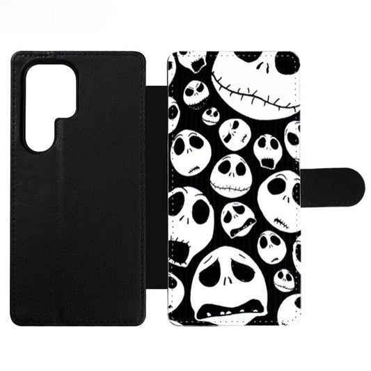 Jack Skellington Nightmare Before Christmas Two Wallet Samsung Case