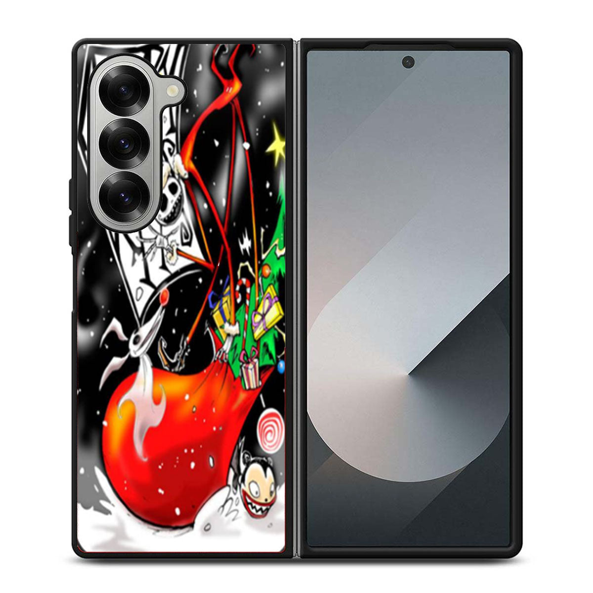 Jack Skellington Sandy Claws Samsung Z Fold 6 Case