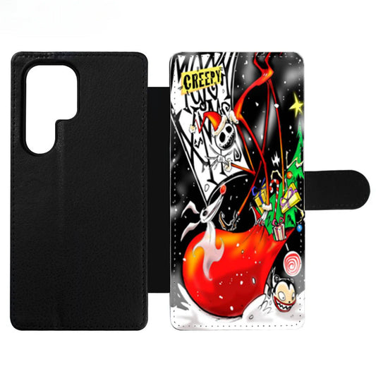 Jack Skellington Sandy Claws Wallet Samsung Case