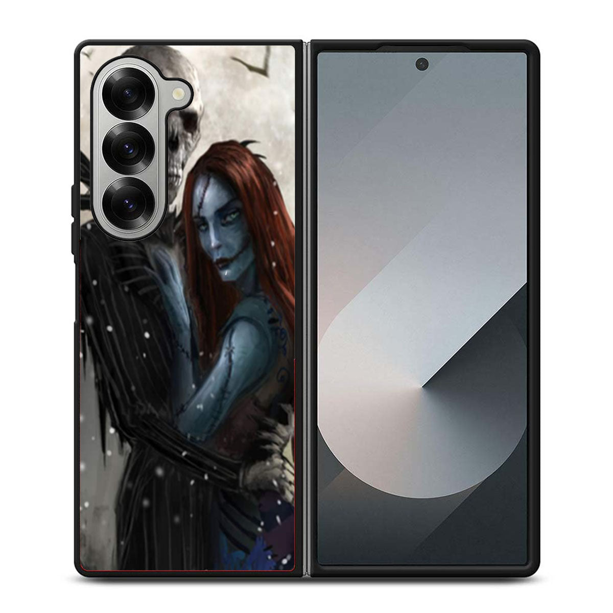 Jack and Sally The Nightmare Before Samsung Z Fold 6 Case