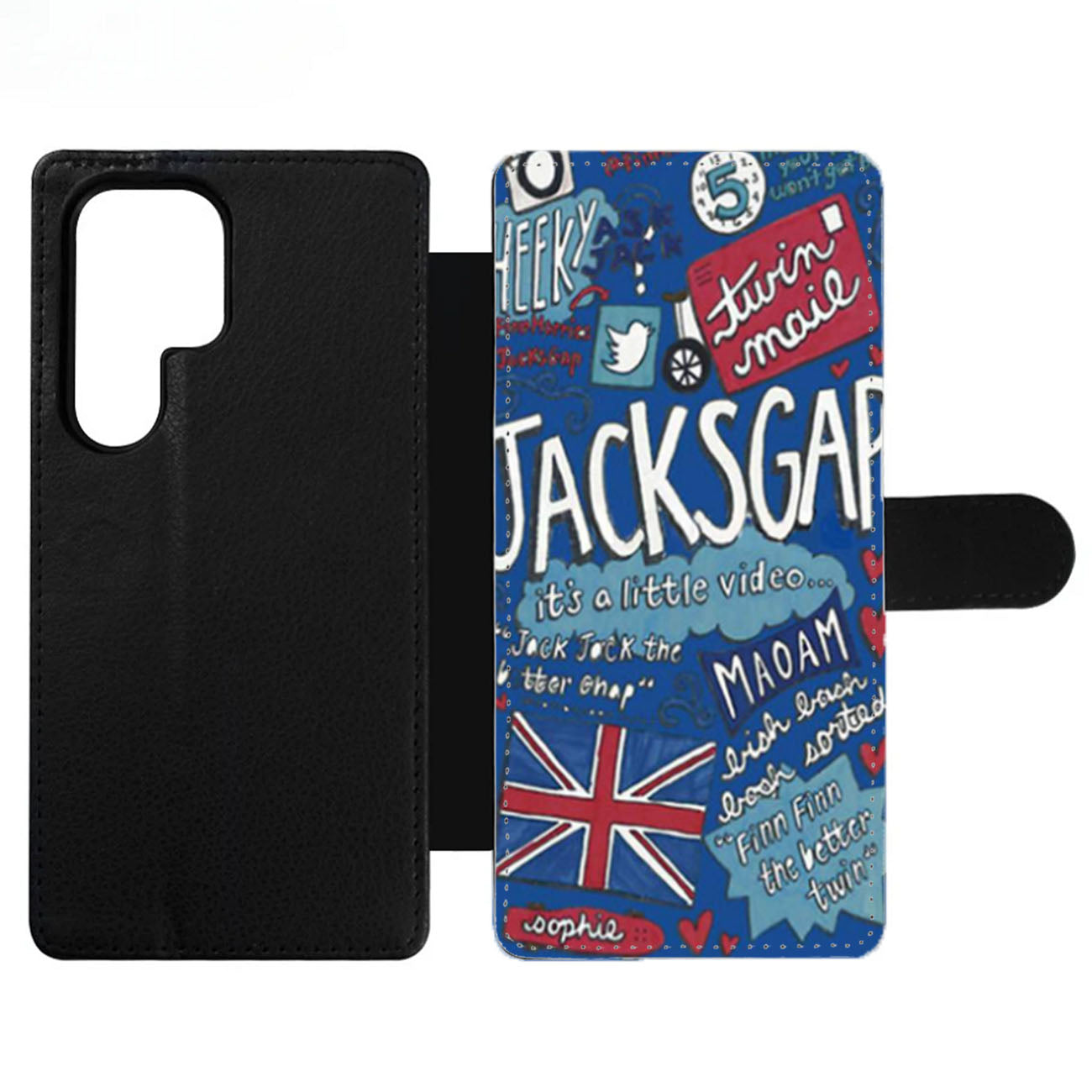 Jacksgap Collage Art Wallet Samsung Case
