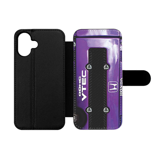 Jdm Honda DOHC Vtec purple Wallet iPhone Case