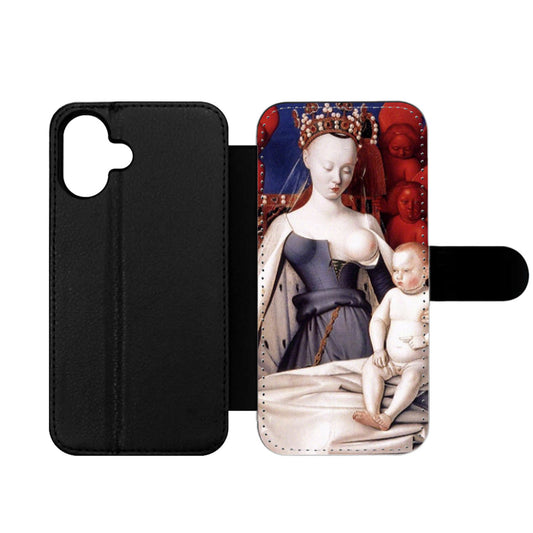 Jean Fouquet Madonna and Child Wallet iPhone Case