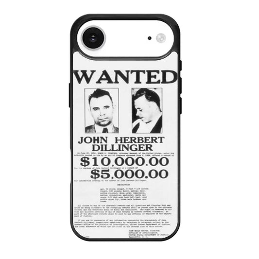John Herbert Dillinger Wanted Poster iPhone Air Case