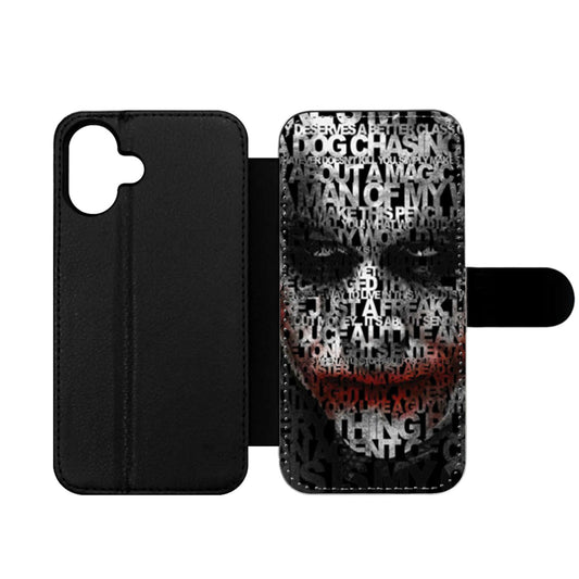 Joker Quotes Wallet iPhone Case
