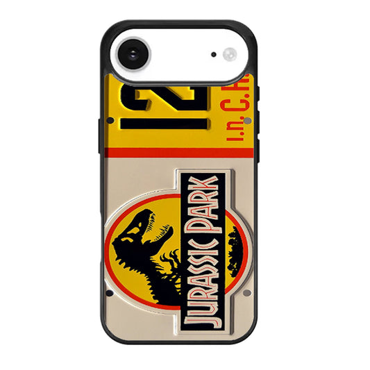 Jurassic Park License Plate Two iPhone Air Case