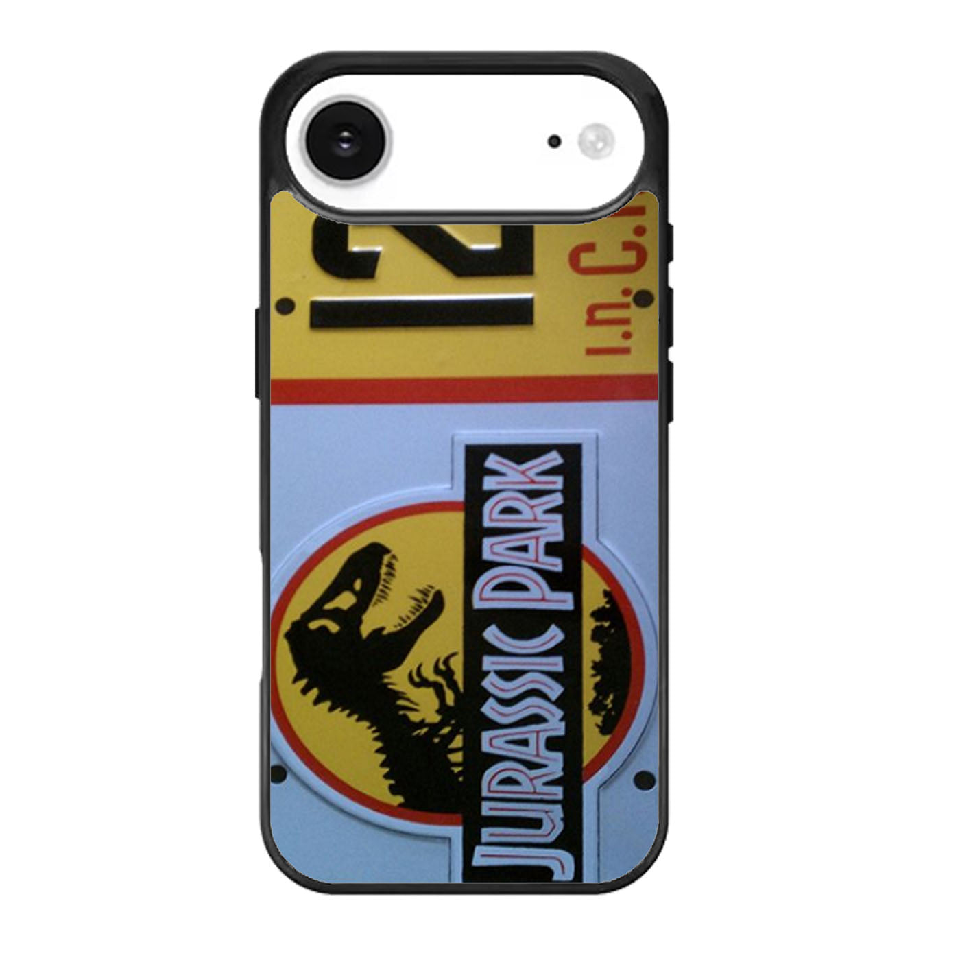 Jurassic Park License Plate iPhone Air Case